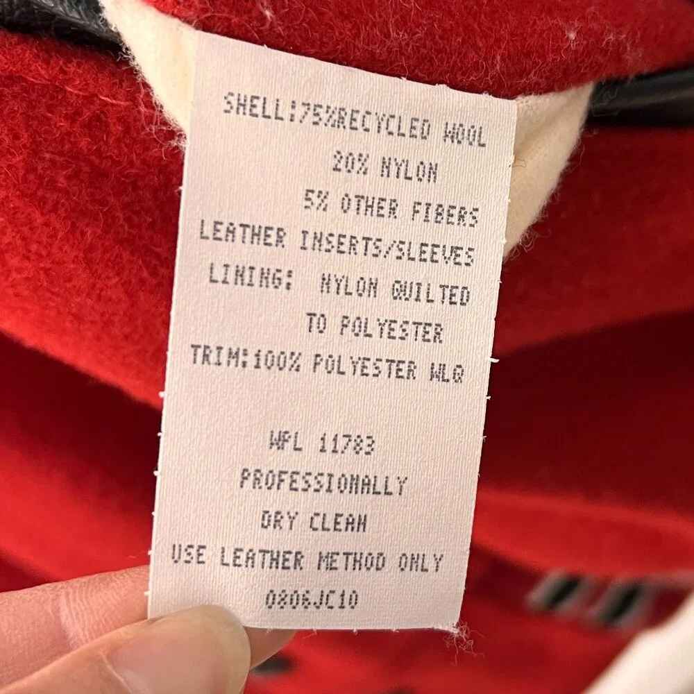 Holloway Varsity Jacket Brookings Bobcats Wool and Leather Sz 2XL